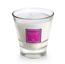 Load image into Gallery viewer, Lily Filled Tumbler Glass Candle