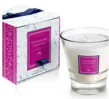 Load image into Gallery viewer, Lily Filled Tumbler Glass Candle