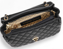 Load image into Gallery viewer, Quilted Shoulder Bag - Black