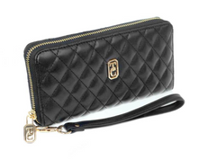 Load image into Gallery viewer, Quilted Wallet - Black