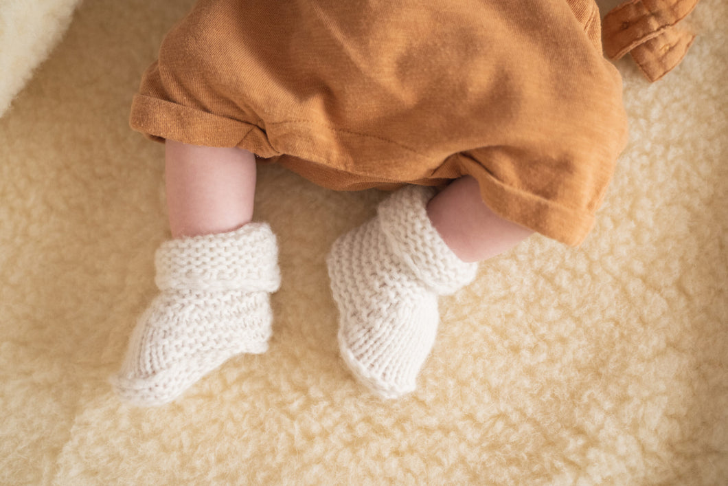 Baby Booties Cashmere Wool
