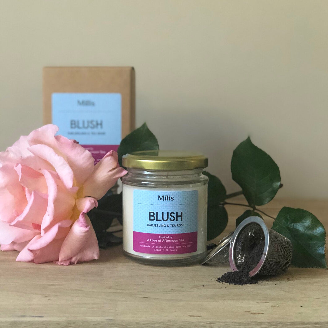 Milis. 'Blush' Soy Wax Scented Candle