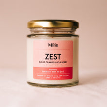 Load image into Gallery viewer, Milis. &#39;Zest&#39; Soy Wax Scented Scented Candle
